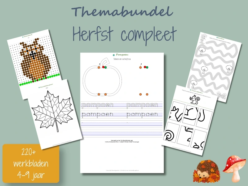 Themabundel herfst compleet